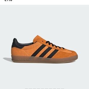 Adidas Orange and Black Gazelle Sneakers Shoes Halloween 8.5